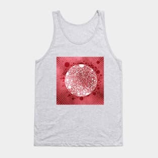 Red bubbles in space Tank Top